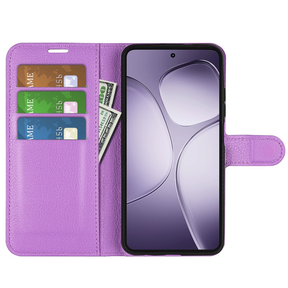  Xiaomi 14T Pro Fodral Litchi Läder Lila