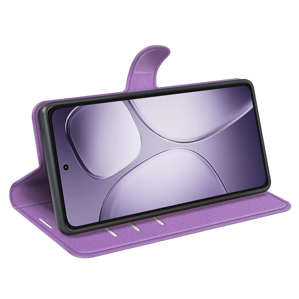  Xiaomi 14T Pro Fodral Litchi Läder Lila