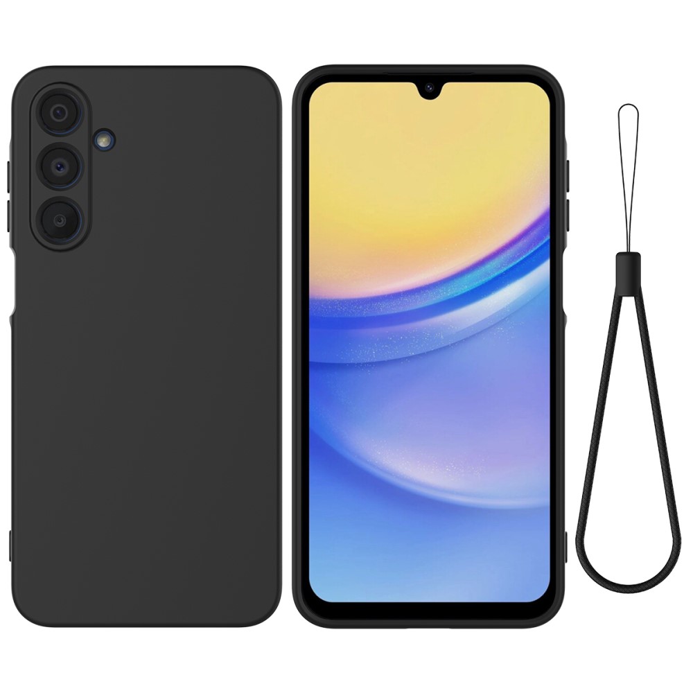  Samsung Galaxy A16 Skal Liquid Silikon Svart