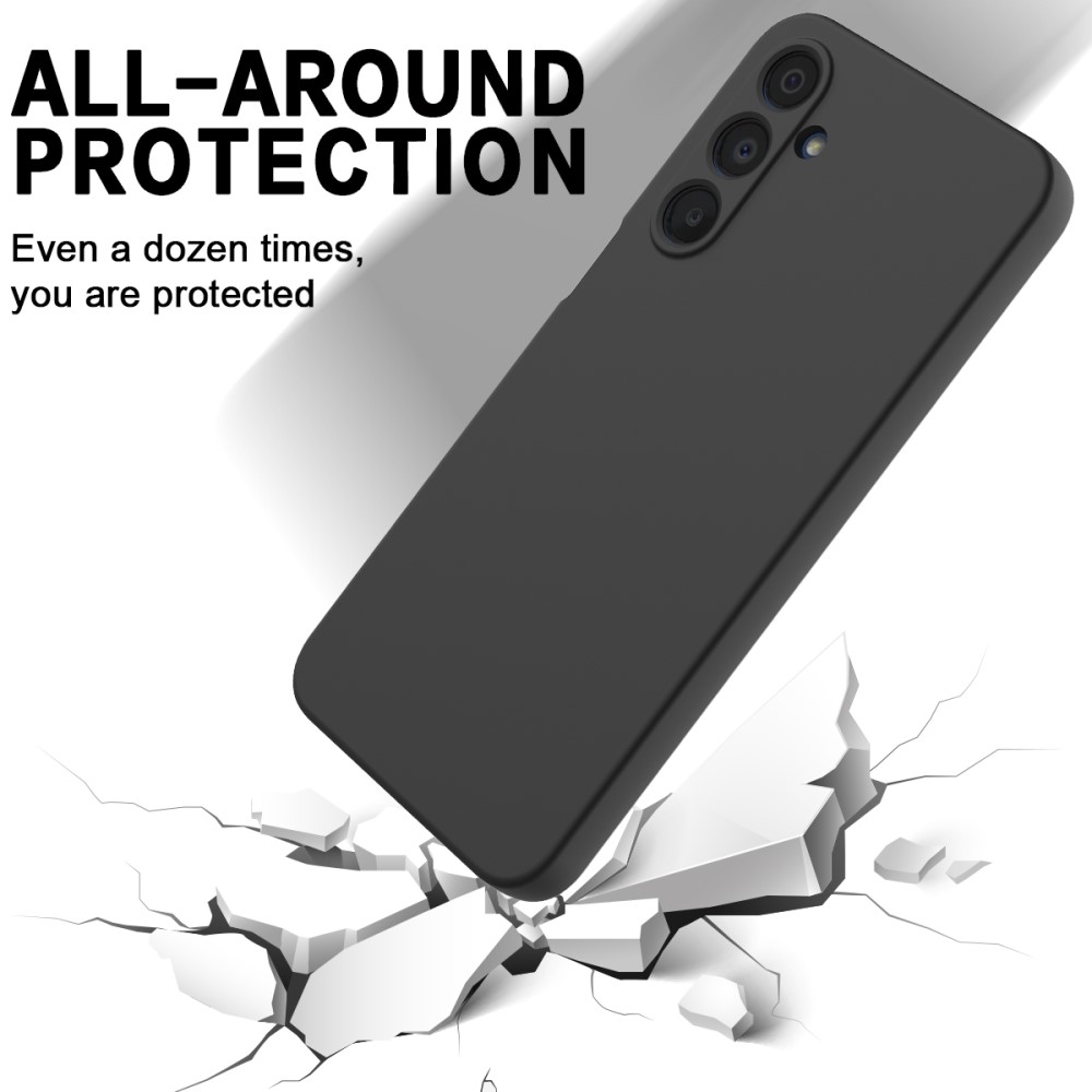  Samsung Galaxy A16 Skal Liquid Silikon Svart