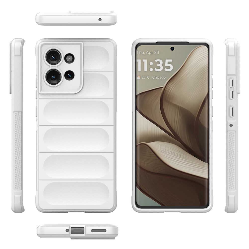  Motorola Edge 50 Skal Magic Shield Vit