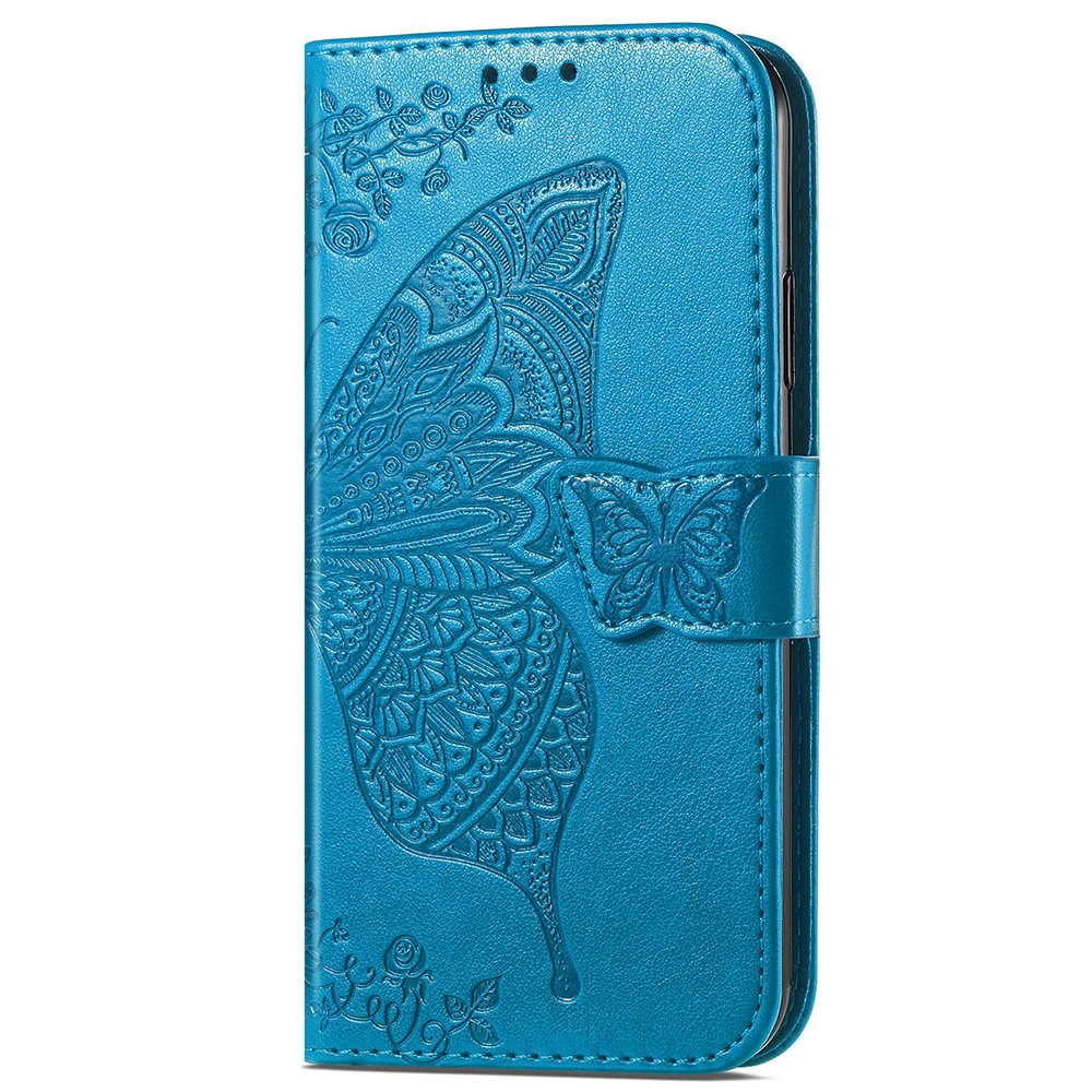  Xiaomi 14T Fodral Med Fjäril Tryck Blå