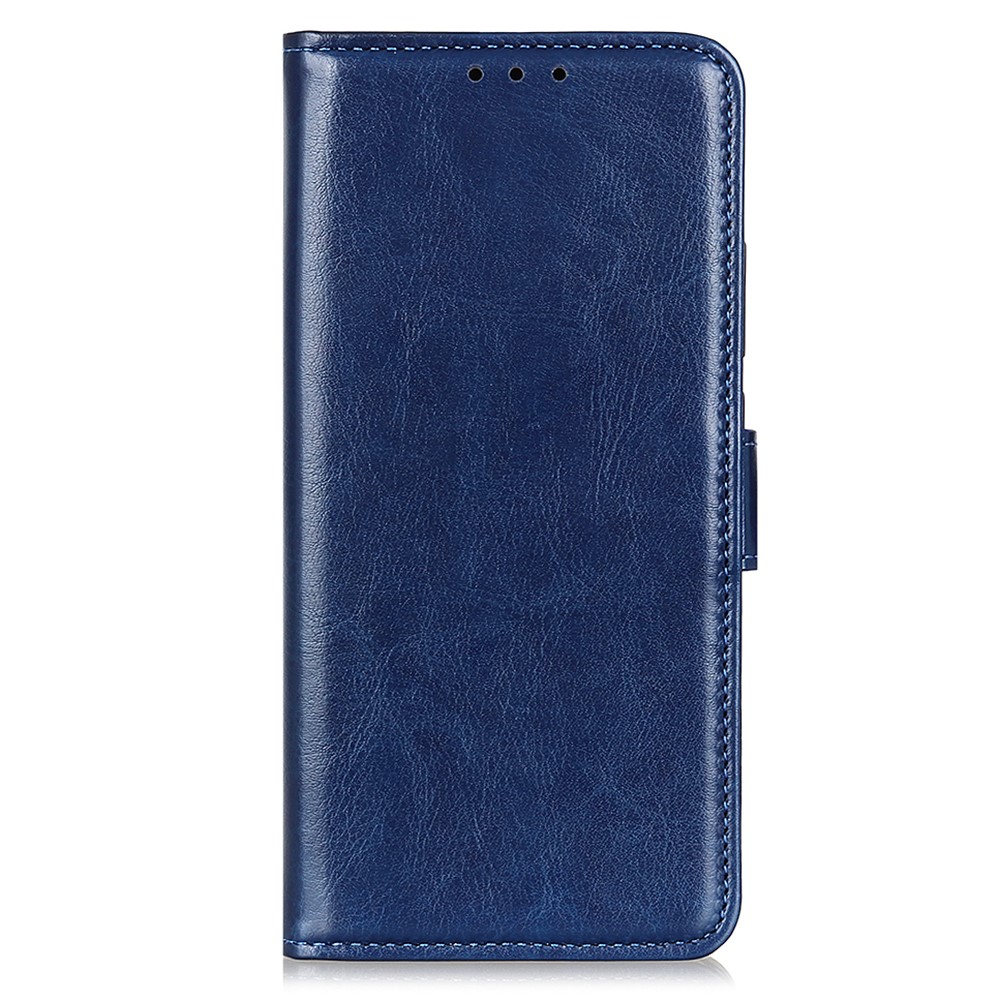  Xiaomi Redmi 14C Plånboksfodral Crazy Horse Läder Blå