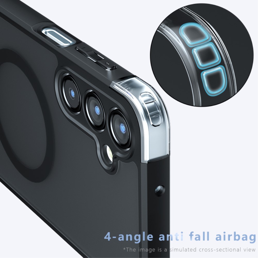  Samsung Galaxy A16 Skal MagSafe Hybrid Matt Svart