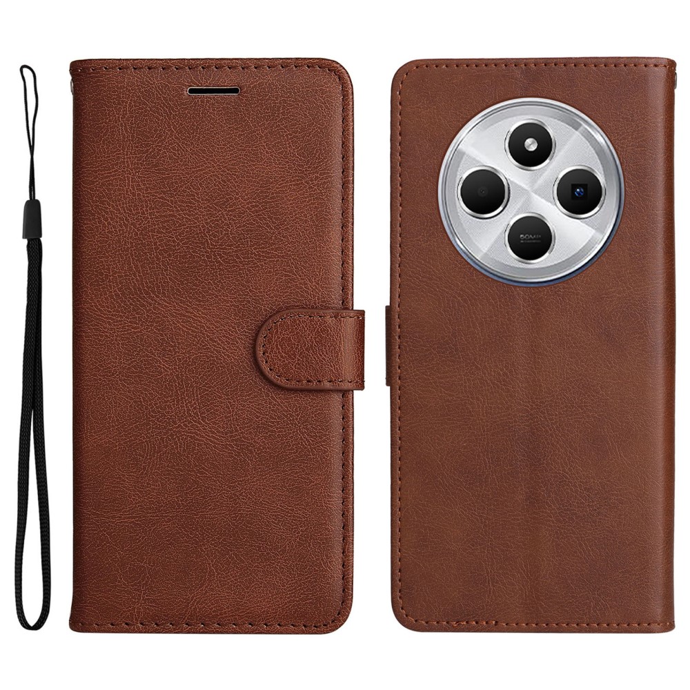  Xiaomi Redmi 14C Fodral Läder Brun