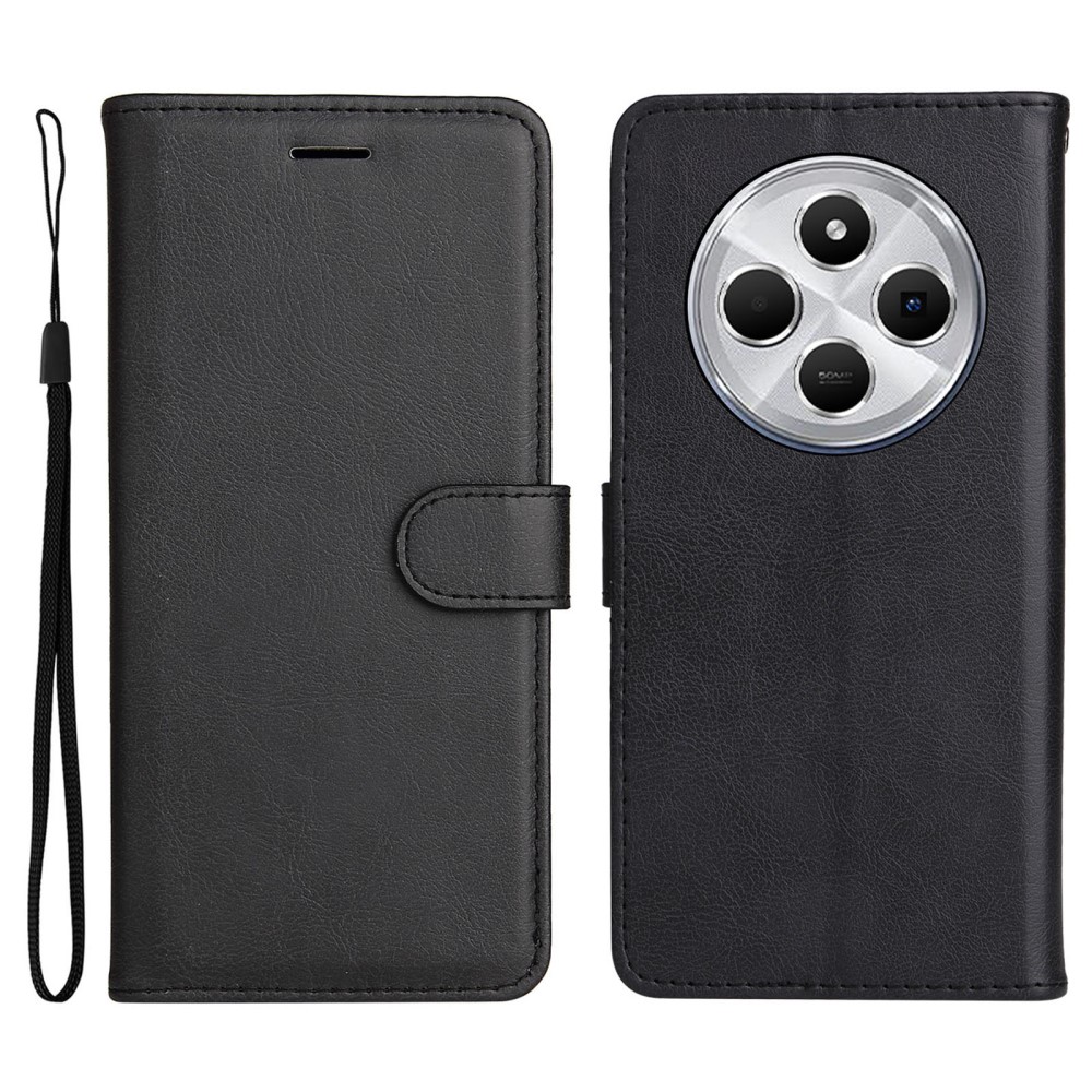  Xiaomi Redmi 14C Fodral Läder Svart
