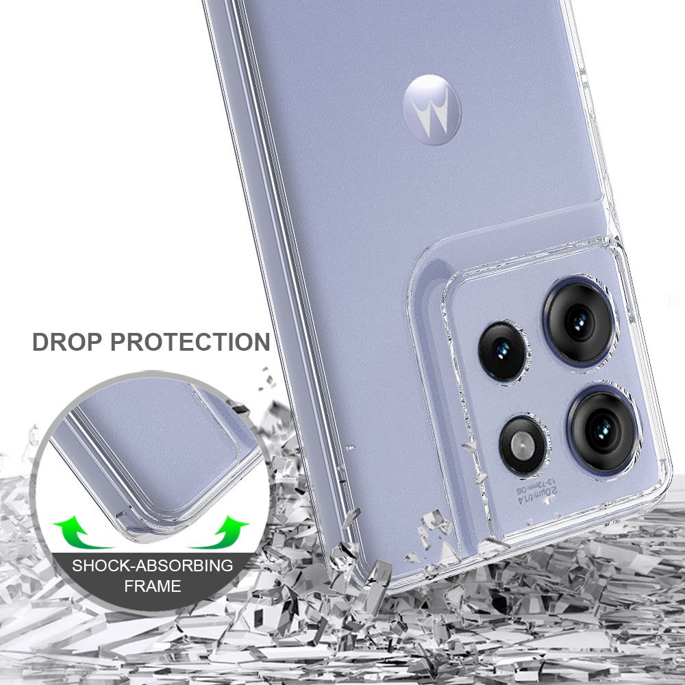  Motorola Edge 50 Skal TPU / Akryl Shockproof Transparent