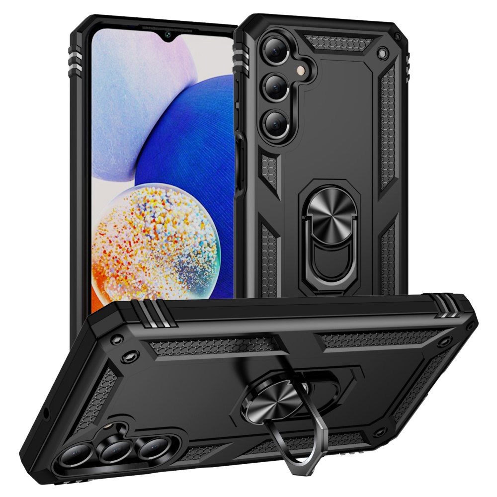  Samsung Galaxy A16 Skal Shockproof Hybrid Ring Svart