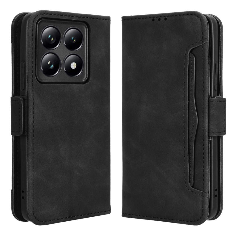  Xiaomi 14T Fodral Med Avtagbart Kortfodral Svart