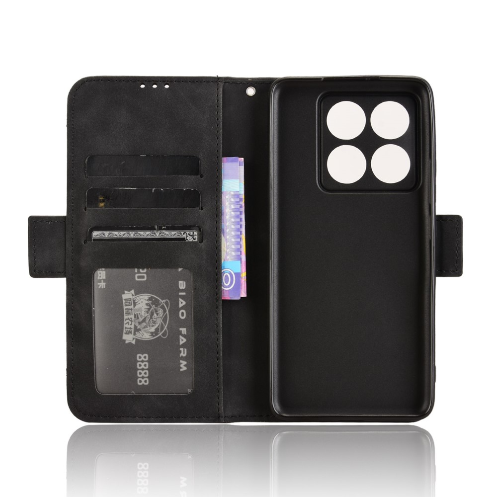  Xiaomi 14T Fodral Med Avtagbart Kortfodral Svart