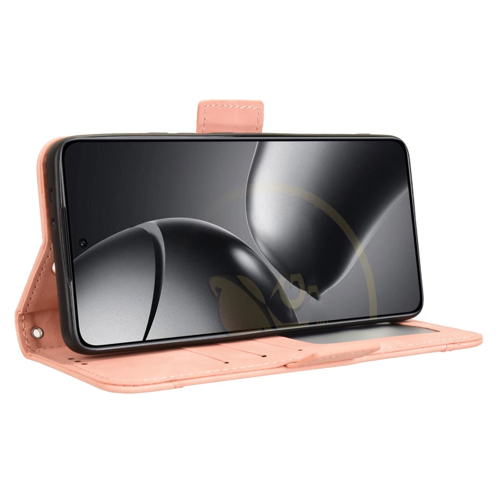  Xiaomi 14T Fodral Med Avtagbart Kortfodral Rosa