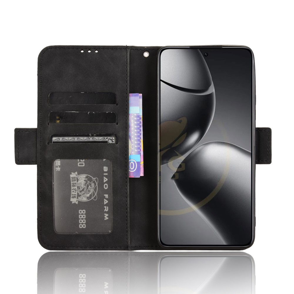  Xiaomi 14T Pro Fodral Med Avtagbart Kortfodral Svart