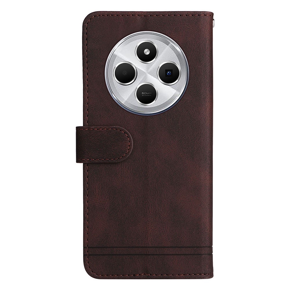  Xiaomi Redmi 14C Plånboksfodral Läder Brun