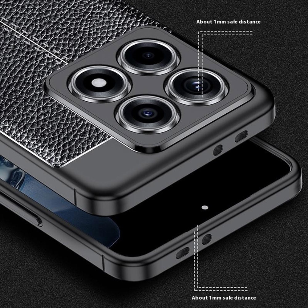  Xiaomi 14T Skal Litchi Textur Svart
