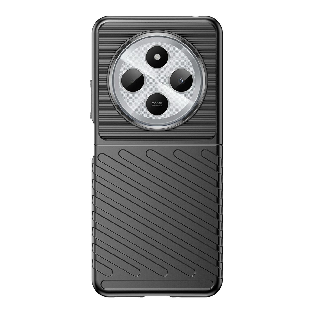  Xiaomi Redmi 14C Skal Twill Textur Svart