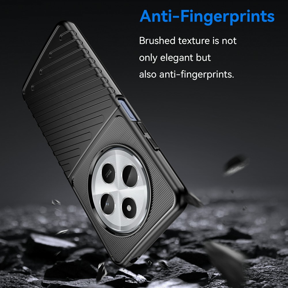  Xiaomi Redmi 14C Skal Twill Textur Svart