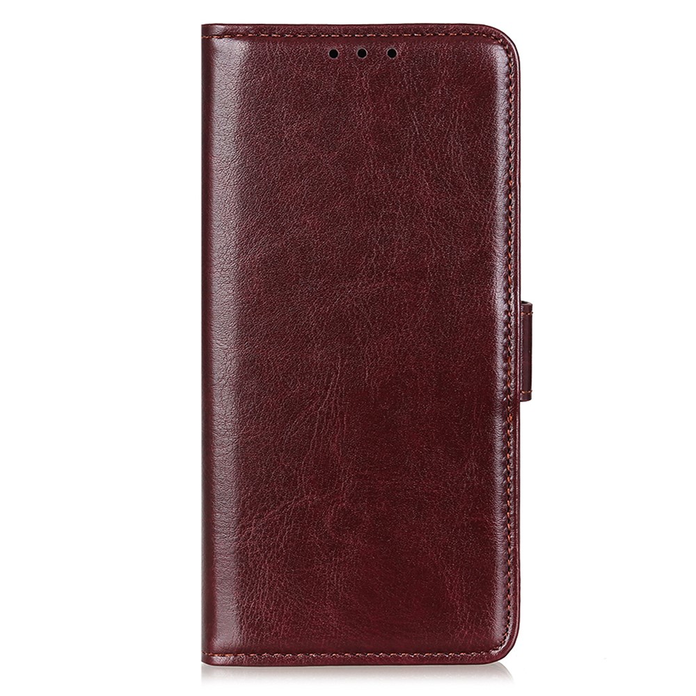  Xiaomi 14T Fodral Crazy Horse Läder Brun