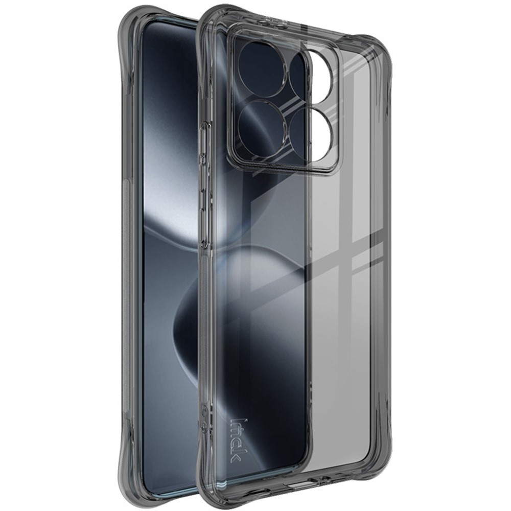 IMAK IMAK Xiaomi 14T Pro Skal TPU AirBag Shockproof Tonad Svart