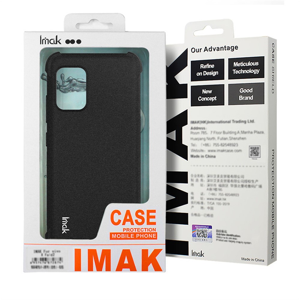IMAK IMAK Xiaomi 14T Pro Skal TPU AirBag Shockproof Tonad Svart
