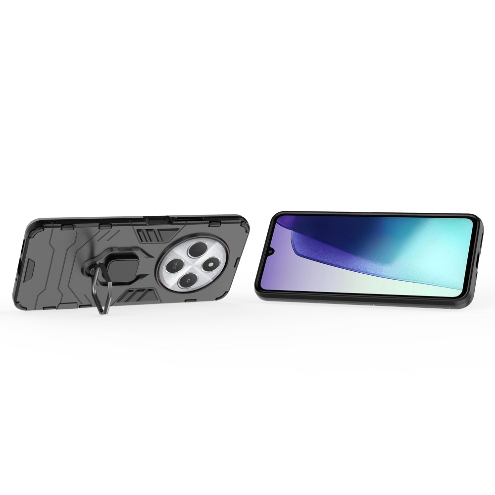  Xiaomi Redmi 14C Skal Hybrid Armor Ring Svart