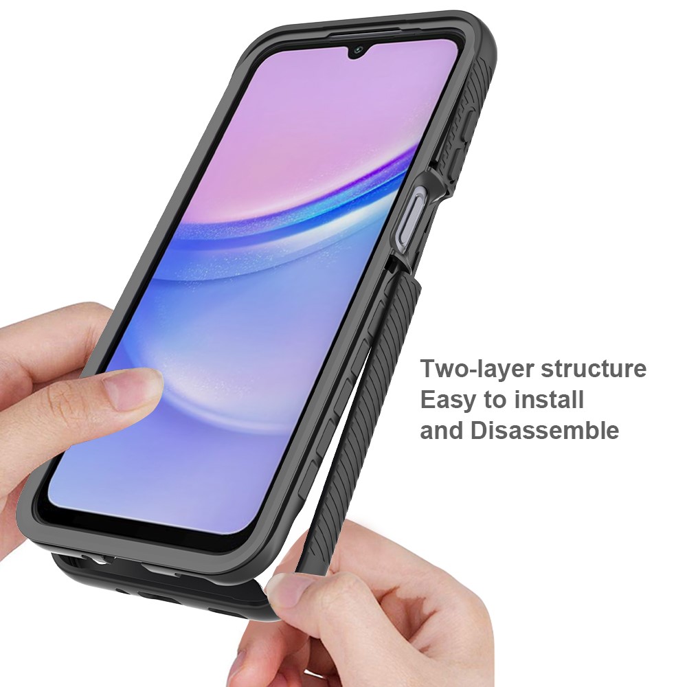  Samsung Galaxy A16 Skal 360 Hybrid Svart