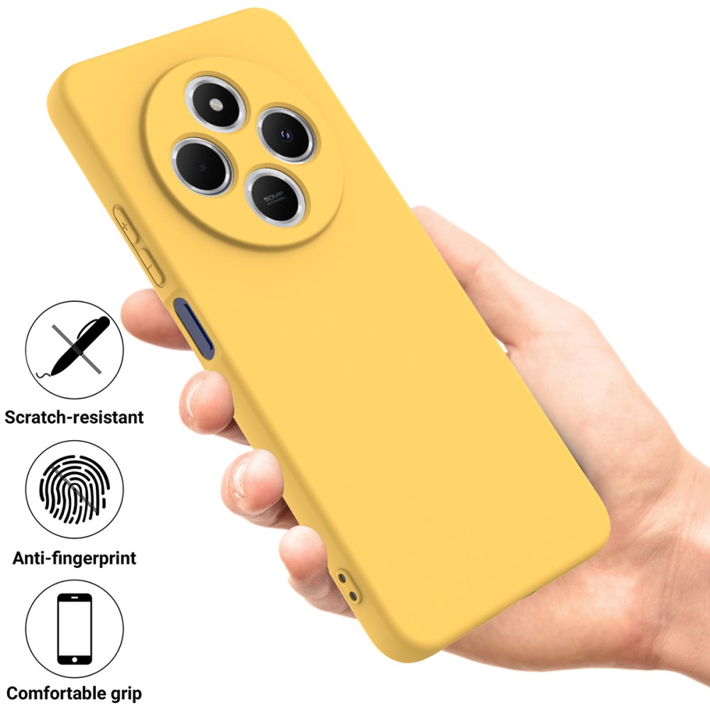 Xiaomi Redmi 14C Skal Liquid Silikon Gul