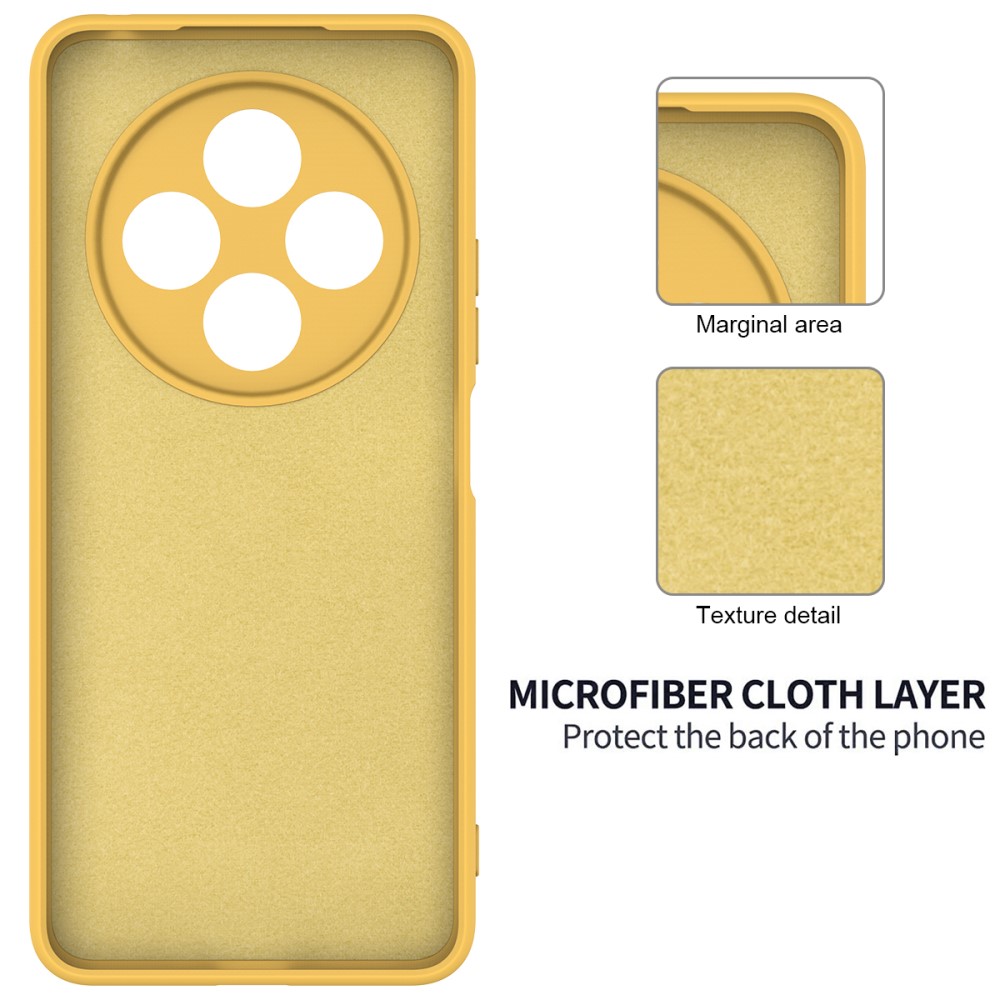  Xiaomi Redmi 14C Skal Liquid Silikon Gul