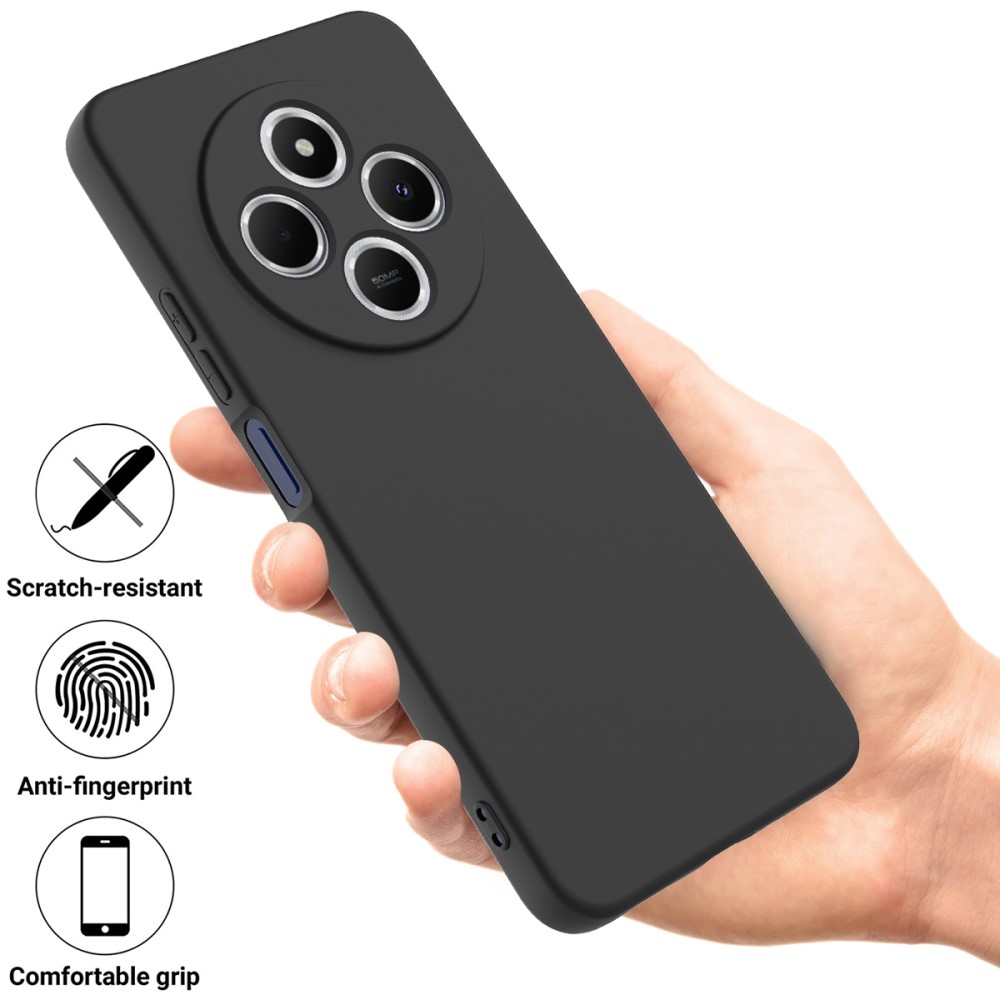  Xiaomi Redmi 14C Skal Liquid Silikon Svart
