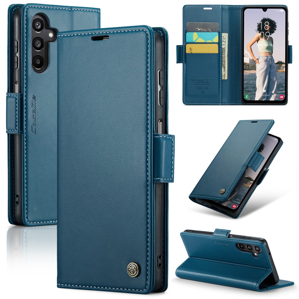 CASEME CASEME Samsung Galaxy A16 Fodral Läder RFID Blå