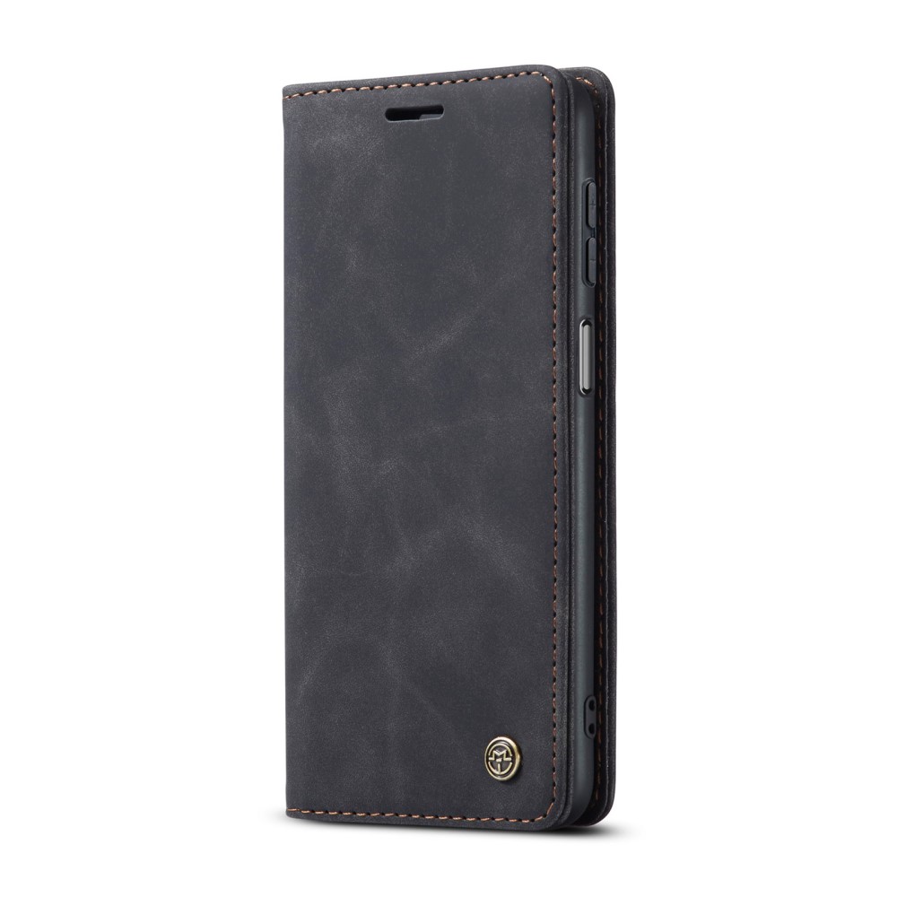 CASEME CASEME Samsung Galaxy A16 Fodral Flip Retro Läder Svart