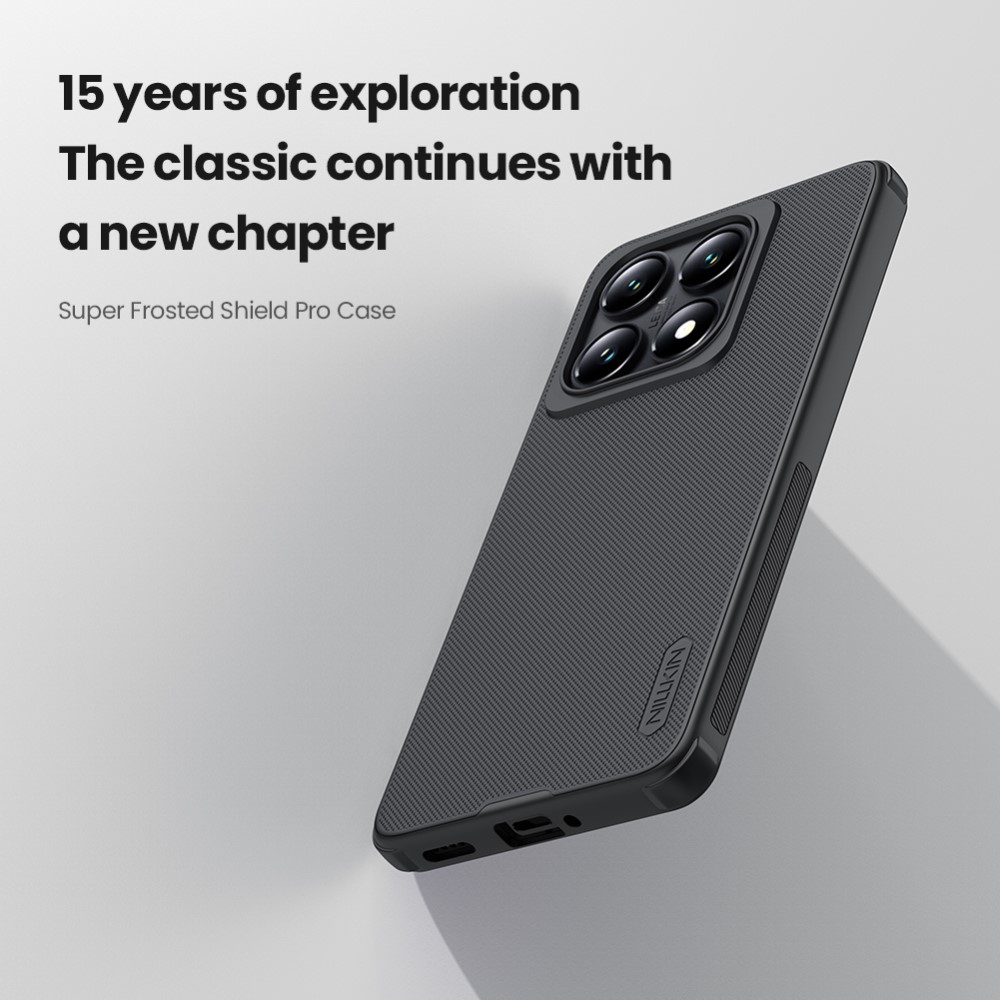 NILLKIN NILLKIN Xiaomi 14T Pro Skal Frosted Shield Pro Svart