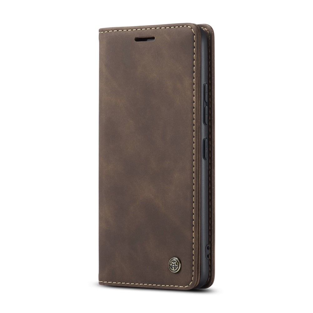CASEME CASEME Xiaomi 14T Pro Fodral Flip Läder Mörk Brun