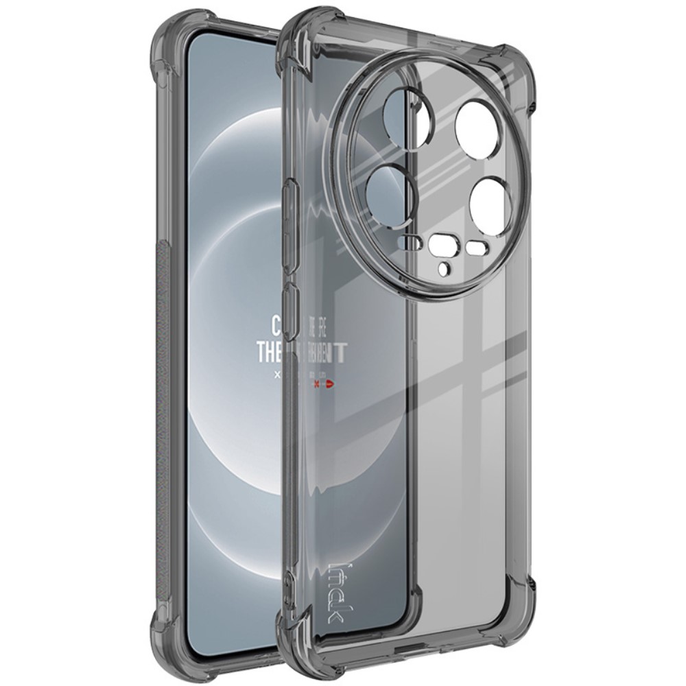 IMAK IMAK Xiaomi 14 Ultra Skal TPU AirBag Tonad Svart