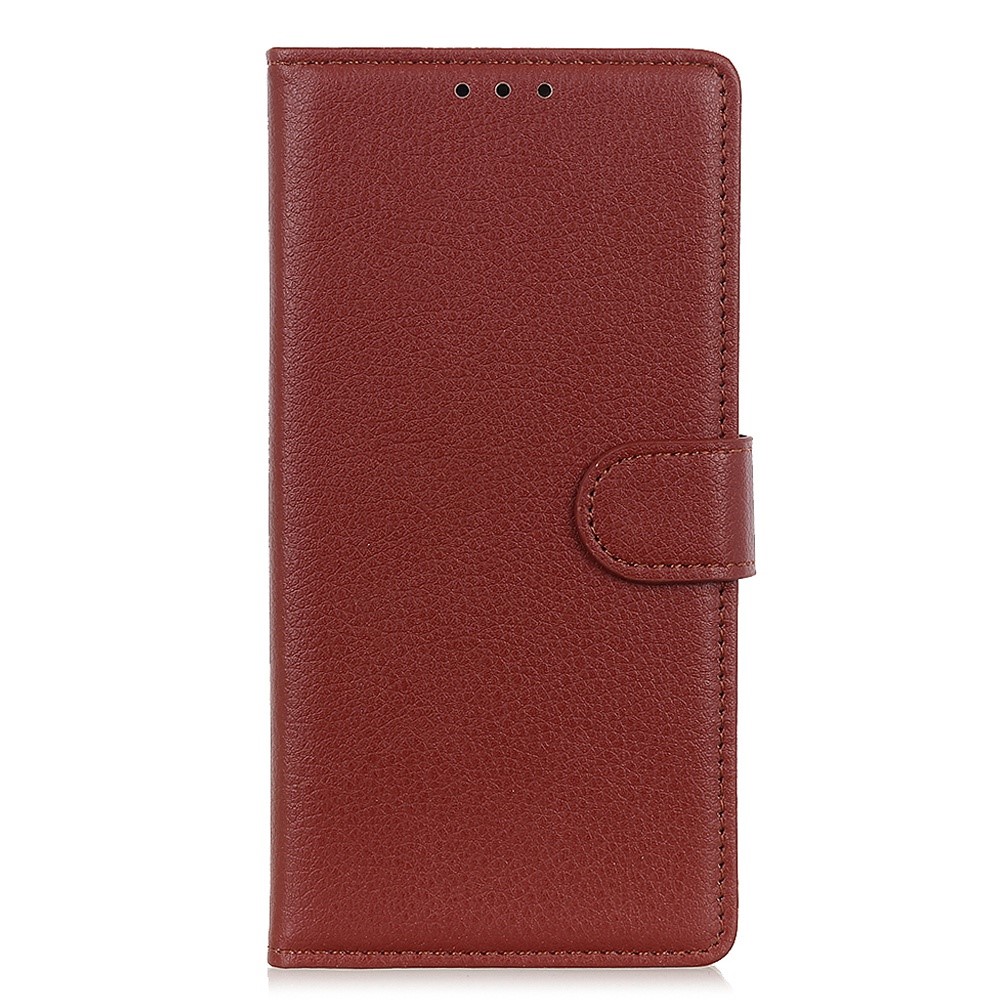  Xiaomi 14 Ultra Fodral Litchi Läder Brun