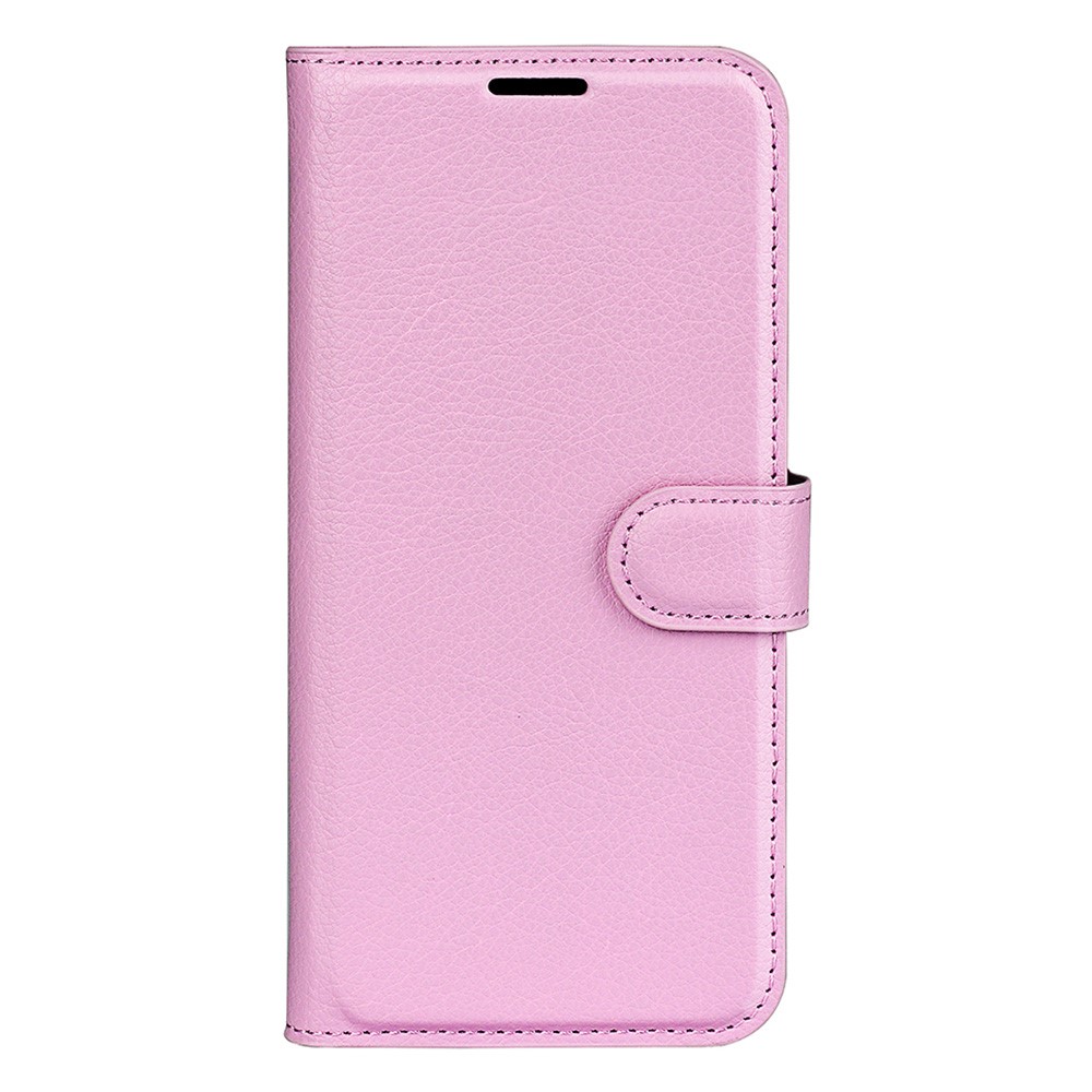  Xiaomi 14 Ultra Fodral Litchi Läder Ljus Rosa