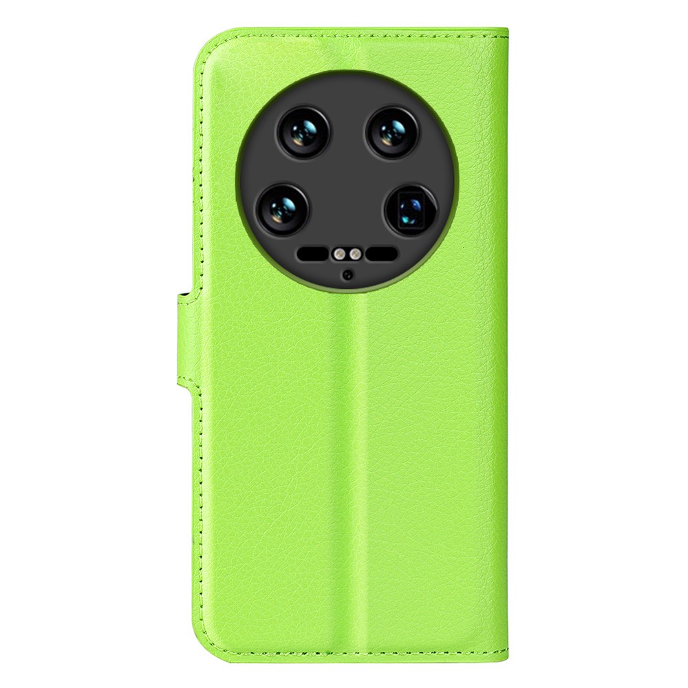  Xiaomi 14 Ultra Fodral Litchi Läder Grön