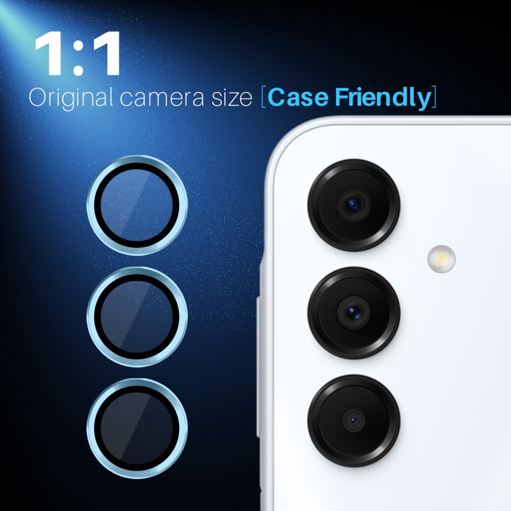 NORTHJO NORTHJO Samsung Galaxy A16 Linsskydd Härdat Glas Blå