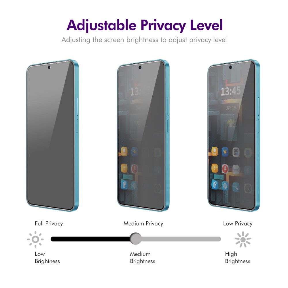 ENKAY ENKAY Xiaomi 14T Pro/14T Skärmskydd Heltäckande Privacy