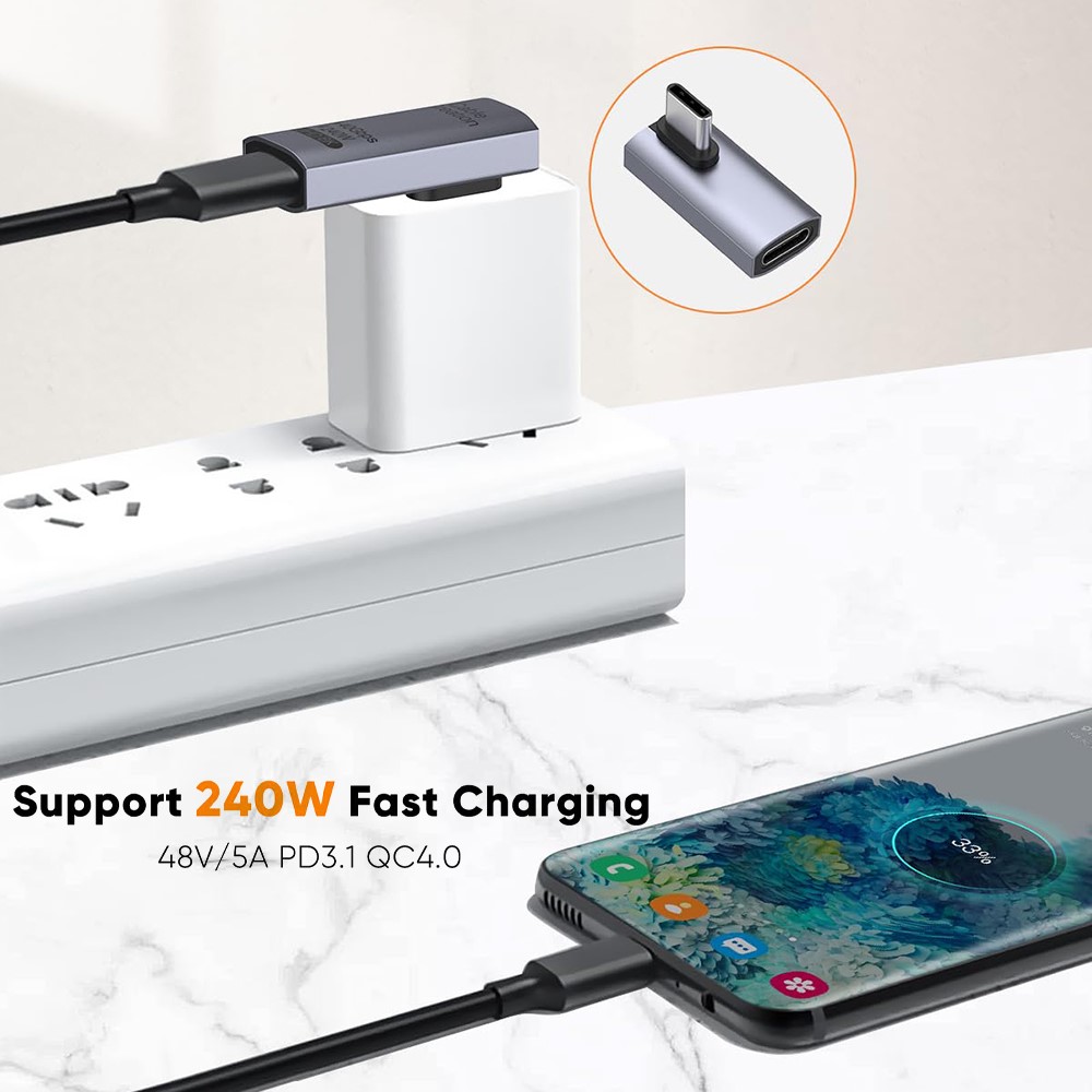 CableCreation CableCreation USB-C Hona - USB-C Hane Adapter Grå