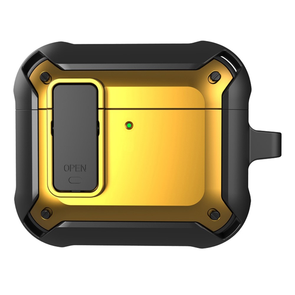  AirPods 4 Skal Shockproof Hybrid Armor Gul