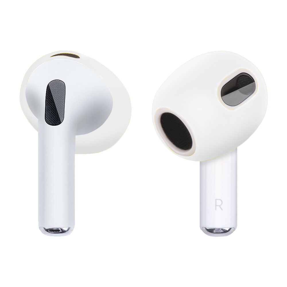  AirPods 3 Silikonskydd Vit