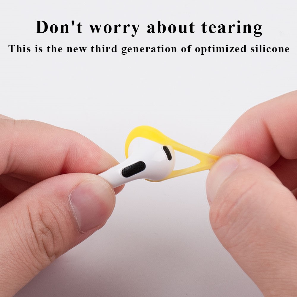  AirPods 3 Silikonskydd Vit