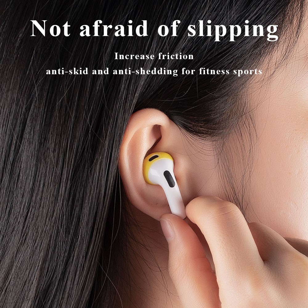  AirPods 3 Silikonskydd Vit