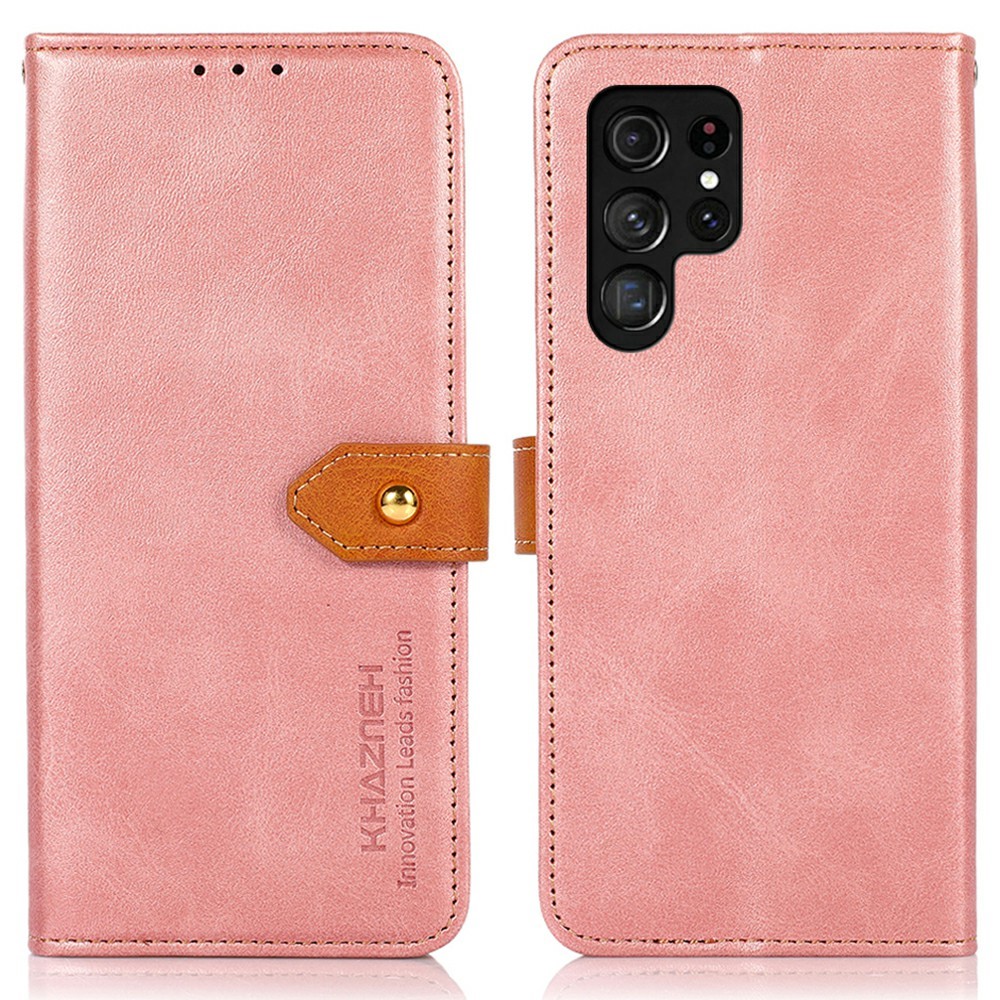 KHAZNEH KHAZNEH Samsung Galaxy S25 Ultra Fodral Dual Color Roséguld
