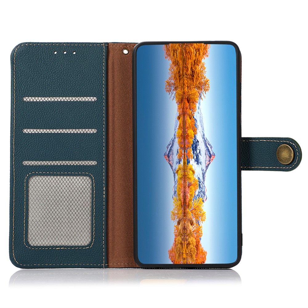 KHAZNEH KHAZNEH Samsung Galaxy S25 Ultra Fodral Äkta Läder Grön