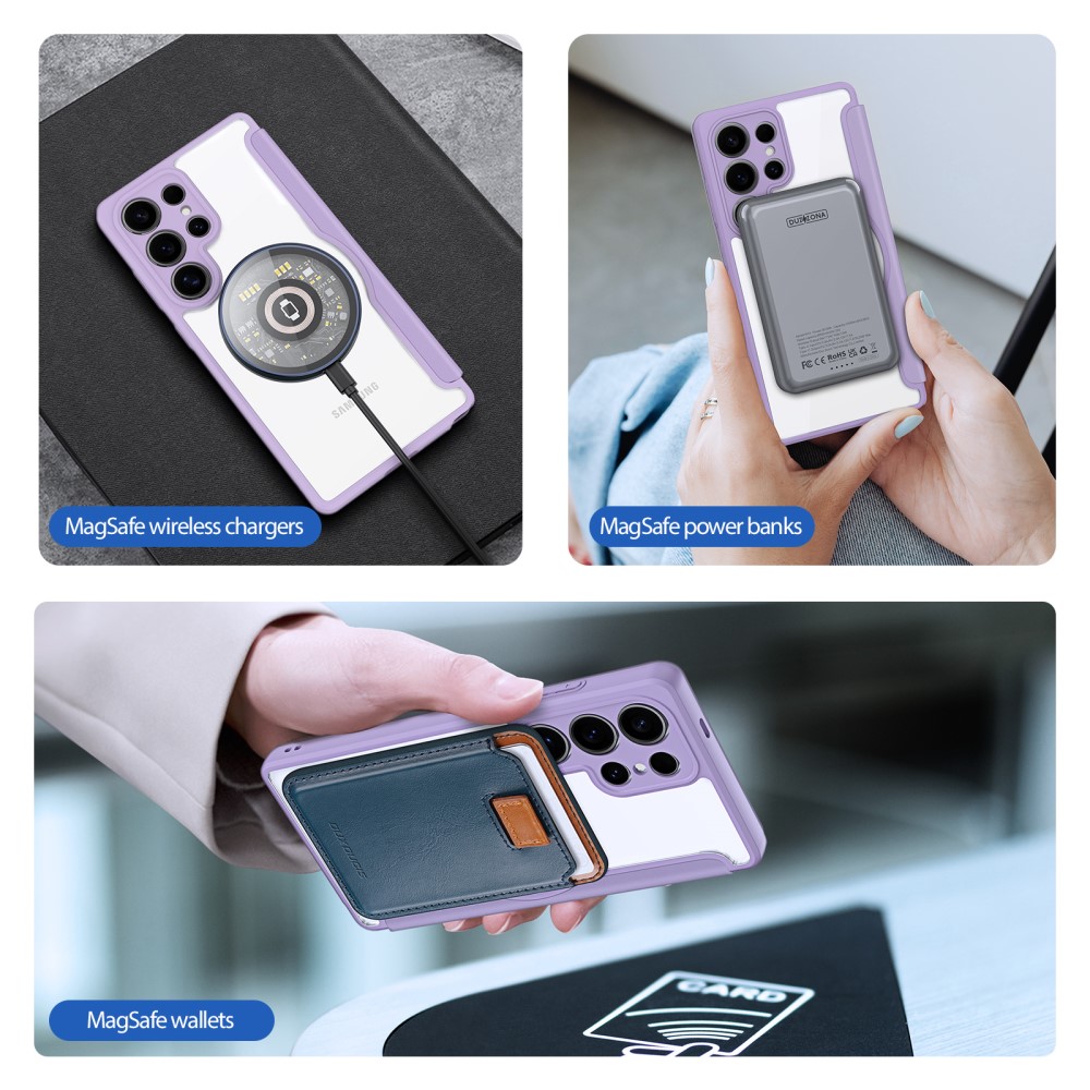 DUX DUCIS DUX DUCIS Galaxy S25 Ultra Fodral MagSafe Skin X Pro Lila