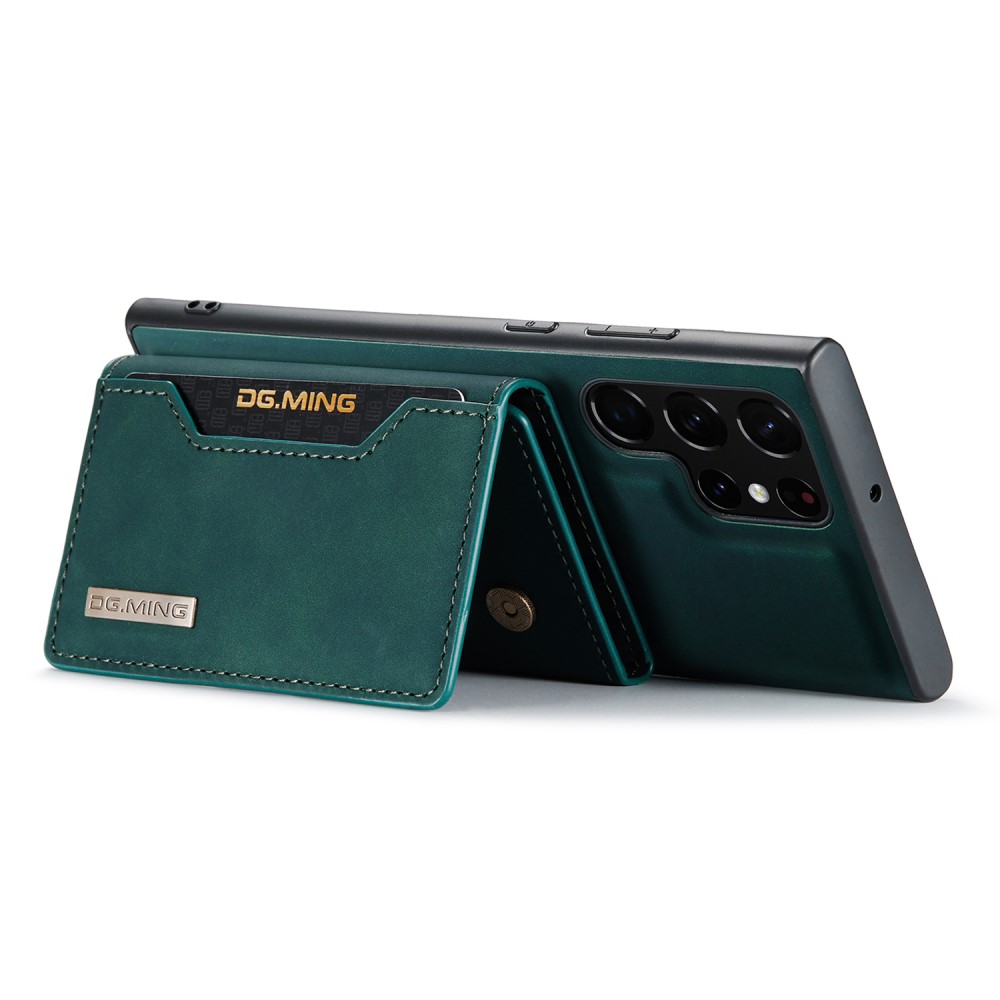 DG.MING DG.MING Galaxy S25 Ultra Skal Med Magnetisk Plånbok Grön