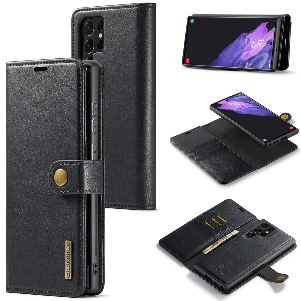 DG.MING DG.MING Galaxy S25 Ultra 2in1 Magnet Fodral / Skal Svart