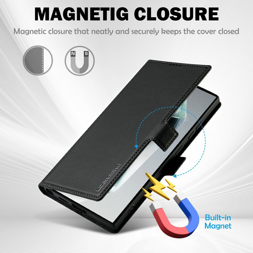 LC.IMEEKE LC.IMEEKE Galaxy S25 Ultra Fodral Med Magnetisk Stängning