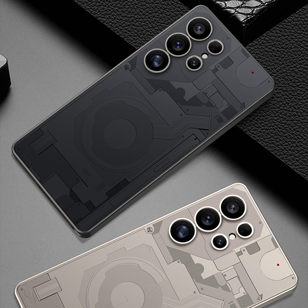 GKK GKK Samsung Galaxy S25 Ultra Skal Circuit Svart